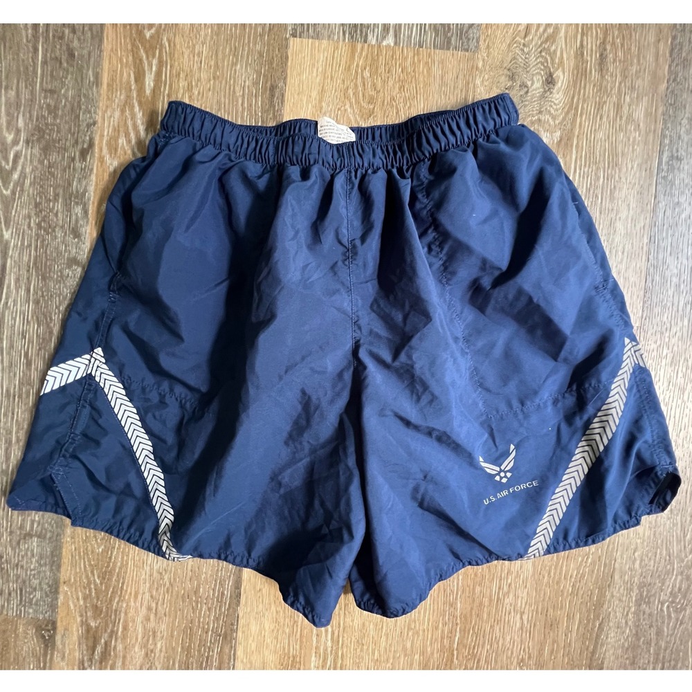 Unicor US Air Force IPTU Training Trunks Mens Medium Blue Reflective Shorts